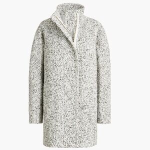 J. Crew Women's City Jacket, Boucle Black & White size 00